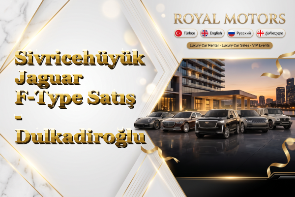 Sivricehüyük Jaguar F-Type Satış - Dulkadiroğlu