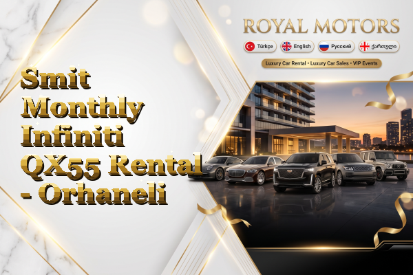 Smit Monthly Infiniti QX55 Rental - Orhaneli
