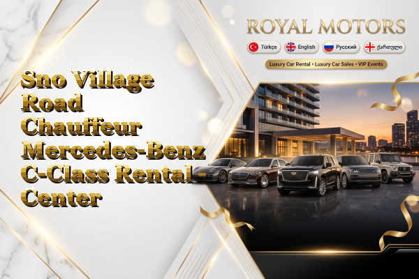 Sno Village Road Chauffeur Mercedes-Benz C-Class Rental - Center