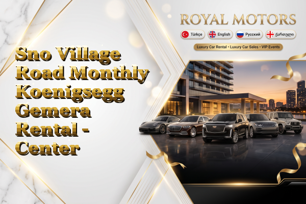 Sno Village Road Monthly Koenigsegg Gemera Rental - Center