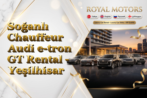Soğanlı Chauffeur Audi e-tron GT Rental - Yeşilhisar