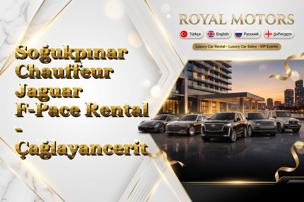 Soğukpınar Chauffeur Jaguar F-Pace Rental - Çağlayancerit