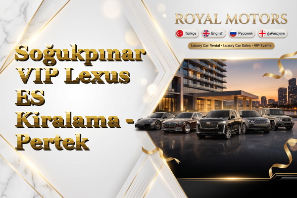 Soğukpınar VIP Lexus ES Kiralama - Pertek