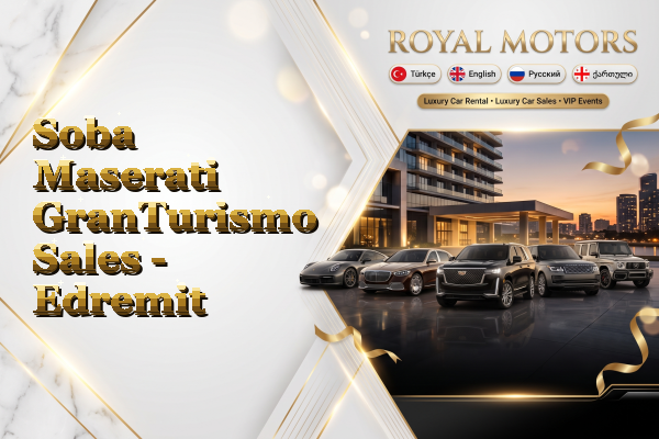 Soba Maserati GranTurismo Sales - Edremit