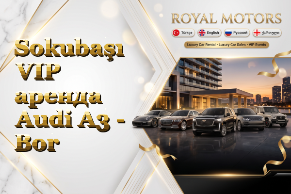Sokubaşı VIP аренда Audi A3 - Bor