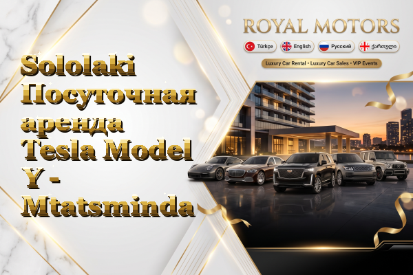 Sololaki Посуточная аренда Tesla Model Y - Mtatsminda