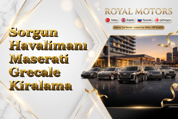 Sorgun Havalimanı Maserati Grecale Kiralama