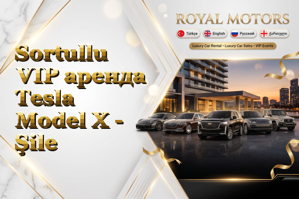 Sortullu VIP аренда Tesla Model X - Şile