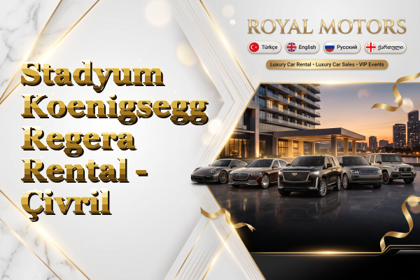 Stadyum Koenigsegg Regera Rental - Çivril
