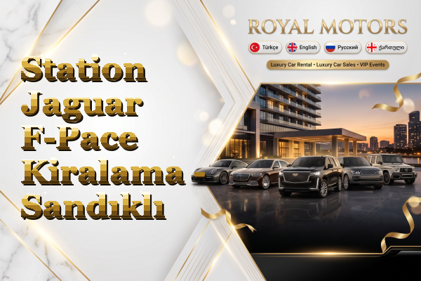 Station Jaguar F-Pace Kiralama - Sandıklı