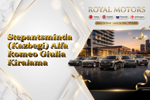 Stepantsminda (Kazbegi) Alfa Romeo Giulia Kiralama