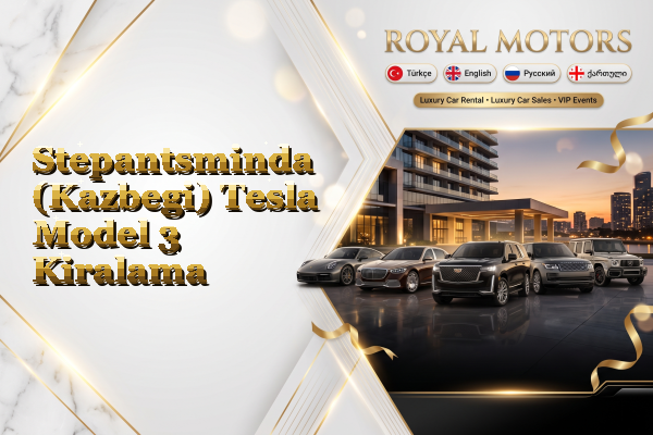 Stepantsminda (Kazbegi) Tesla Model 3 Kiralama