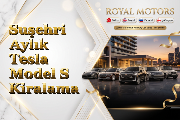 Suşehri Aylık Tesla Model S Kiralama
