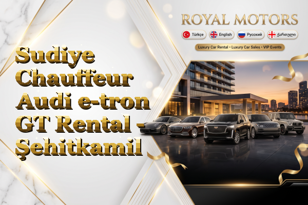 Sudiye Chauffeur Audi e-tron GT Rental - Şehitkamil