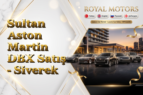 Sultan Aston Martin DBX Satış - Siverek
