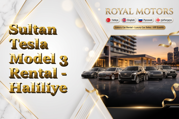 Sultan Tesla Model 3 Rental - Haliliye