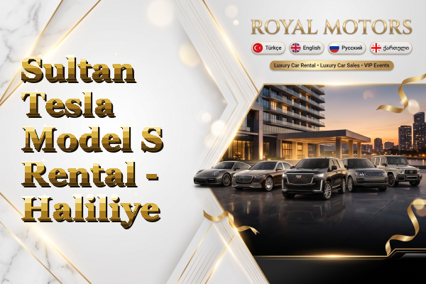 Sultan Tesla Model S Rental - Haliliye