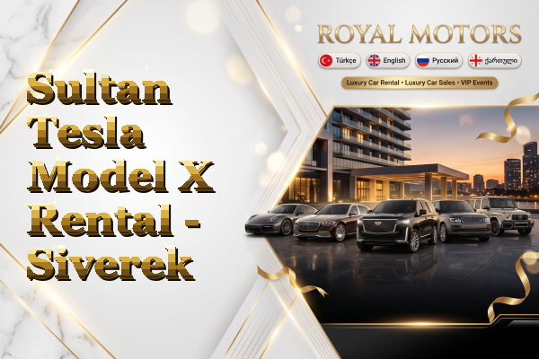 Sultan Tesla Model X Rental - Siverek