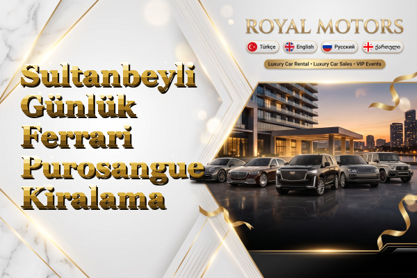 Sultanbeyli Günlük Ferrari Purosangue Kiralama