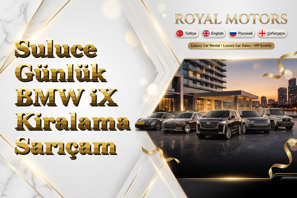 Suluce Günlük BMW iX Kiralama - Sarıçam