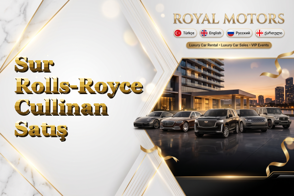 Sur Rolls-Royce Cullinan Satış