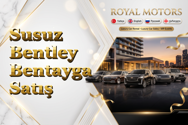 Susuz Bentley Bentayga Satış