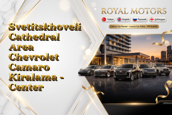Svetitskhoveli Cathedral Area Chevrolet Camaro Kiralama - Center