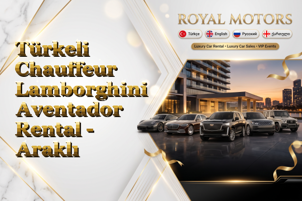 Türkeli Chauffeur Lamborghini Aventador Rental - Araklı