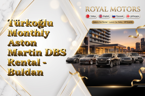 Türkoğlu Monthly Aston Martin DBS Rental - Buldan
