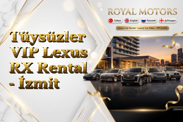 Tüysüzler VIP Lexus RX Rental - İzmit