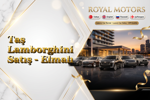 Taş Lamborghini Satış - Elmalı