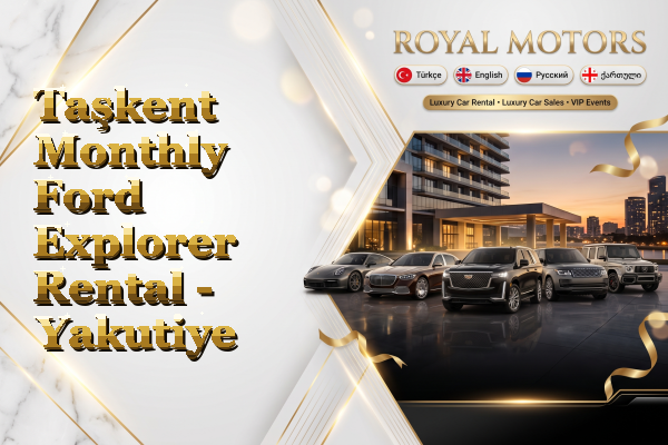 Taşkent Monthly Ford Explorer Rental - Yakutiye