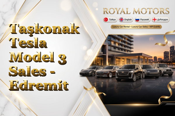 Taşkonak Tesla Model 3 Sales - Edremit