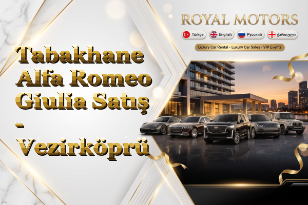 Tabakhane Alfa Romeo Giulia Satış - Vezirköprü