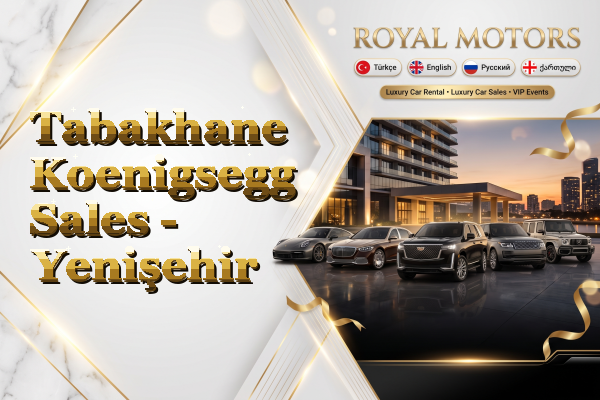Tabakhane Koenigsegg Sales - Yenişehir