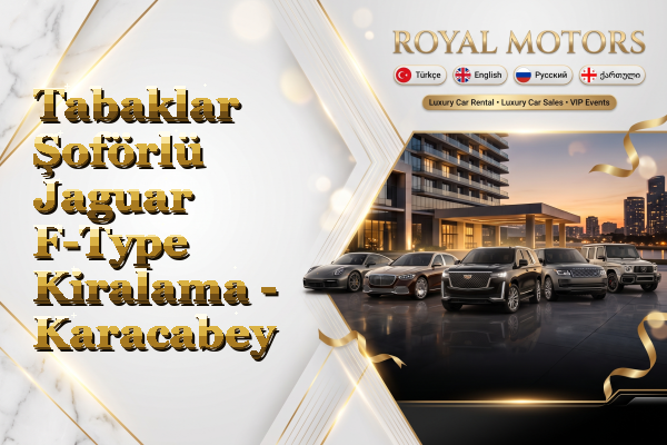 Tabaklar Şoförlü Jaguar F-Type Kiralama - Karacabey
