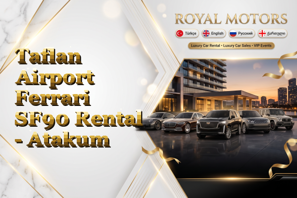 Taflan Airport Ferrari SF90 Rental - Atakum