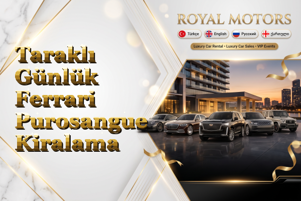 Taraklı Günlük Ferrari Purosangue Kiralama
