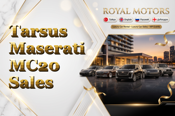 Tarsus Maserati MC20 Sales