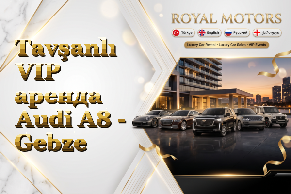 Tavşanlı VIP аренда Audi A8 - Gebze