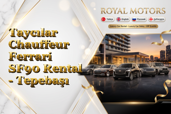 Taycılar Chauffeur Ferrari SF90 Rental - Tepebaşı