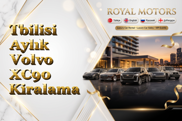 Tbilisi Aylık Volvo XC90 Kiralama