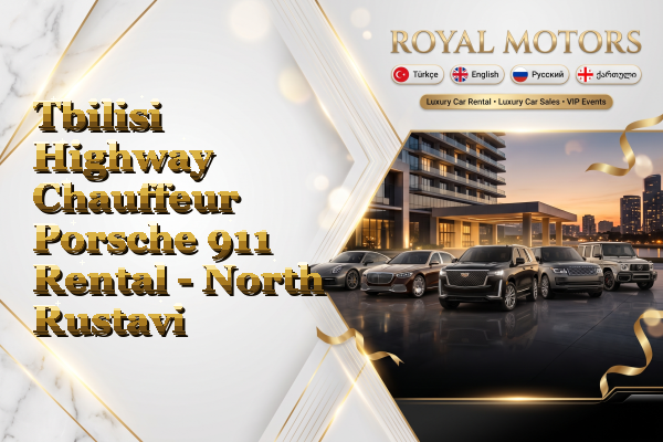 Tbilisi Highway Chauffeur Porsche 911 Rental - North Rustavi