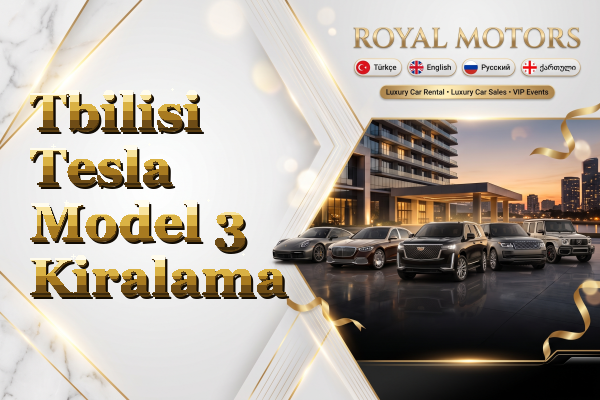 Tbilisi Tesla Model 3 Kiralama
