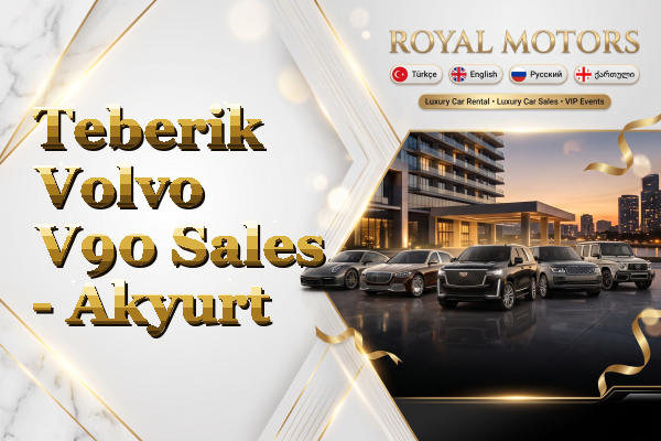 Teberik Volvo V90 Sales - Akyurt