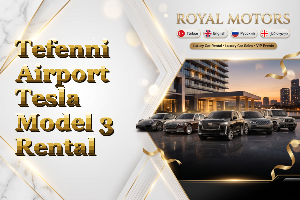 Tefenni Airport Tesla Model 3 Rental