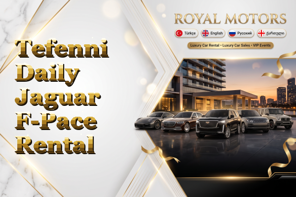 Tefenni Daily Jaguar F-Pace Rental