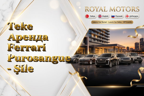 Teke Аренда Ferrari Purosangue - Şile