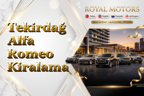Tekirdağ Alfa Romeo Kiralama