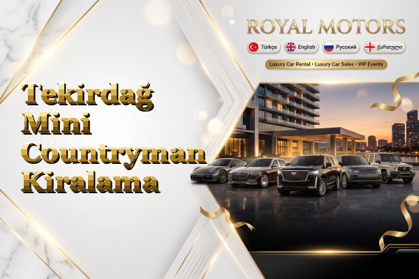 Tekirdağ Mini Countryman Kiralama